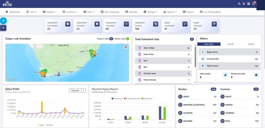 PlanMyCrew property maintenance management dashboard
